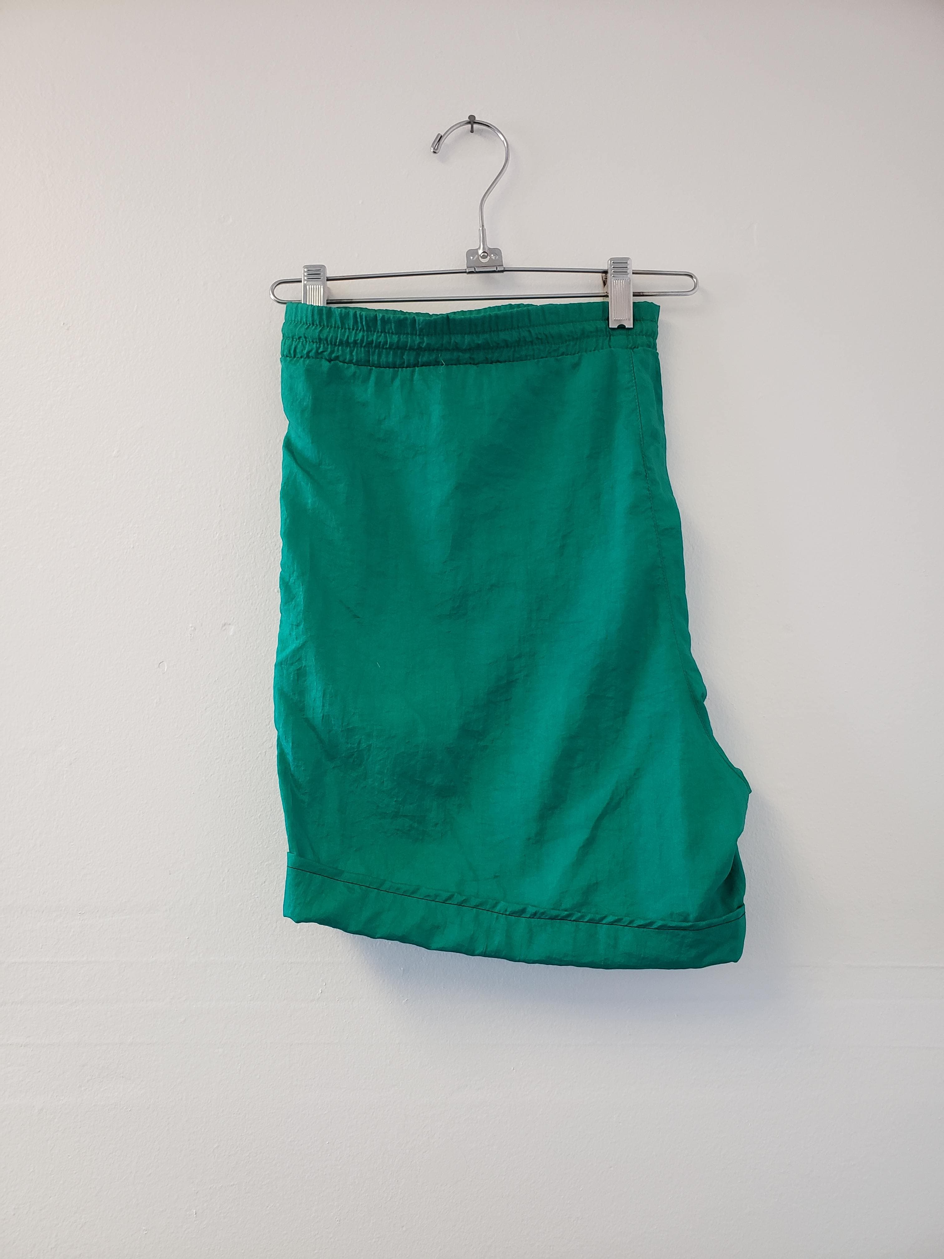 Emerald Nylon Shorts